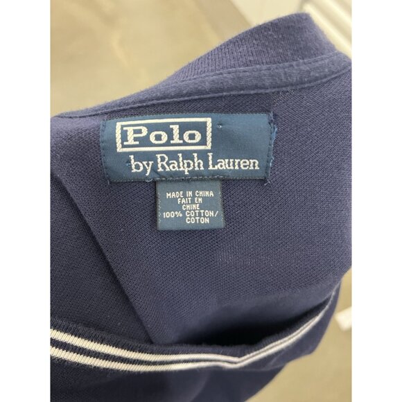 Vintage Polo Ralph Lauren Sports Pocket Polo Shirt Blue Size XXL - Picture 2 of 7